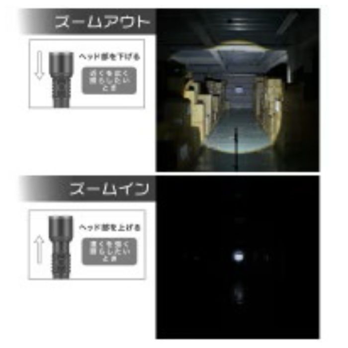オーム電機 GLEDライト 単4電池式 170ルーメン LHA-P17A5の説明画像3