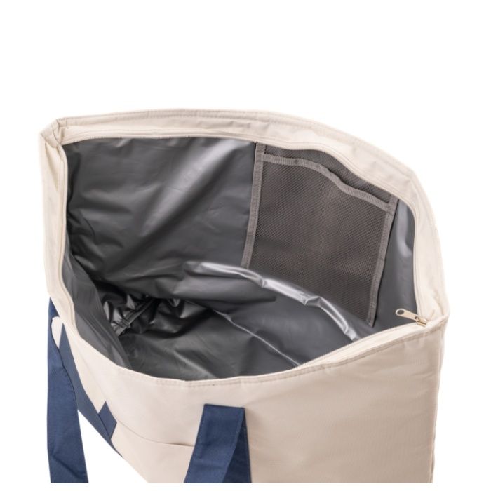 保温保冷エコバッグ 大容量 ネイビーの説明画像3