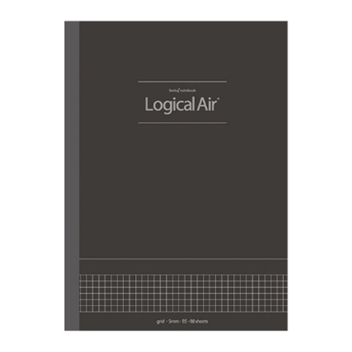 ナカバヤシ ロジカルエアーノートB5 方眼 80枚 ノ-B552S-D