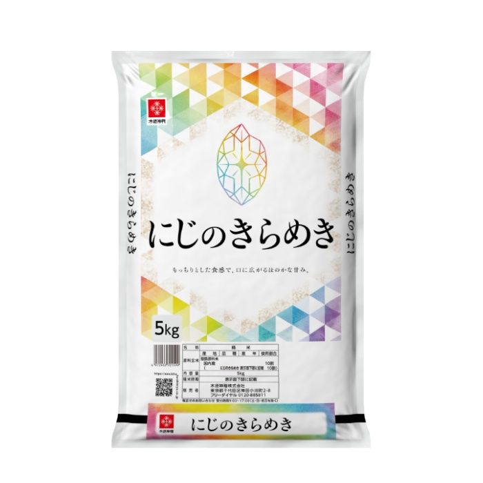 木徳神糧 国内産　にじのきらめき 5kg