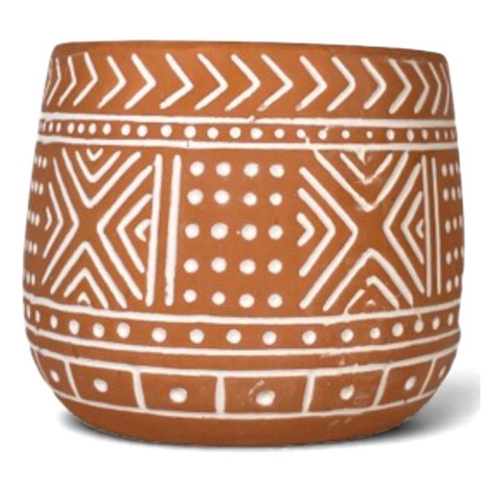 welzo トライバルポット オレンジ