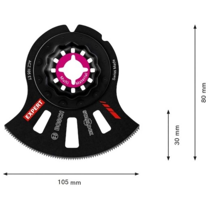 BOSCH 超硬マルチツールブレード ACZ105ETの説明画像2