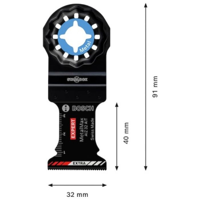 BOSCH 超硬マルチツールブレード AIZ32AIT10の説明画像2