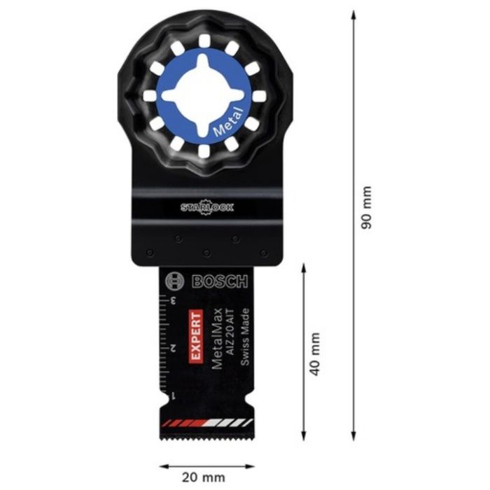 BOSCH 超硬マルチツールブレード AIZ20AITの説明画像2