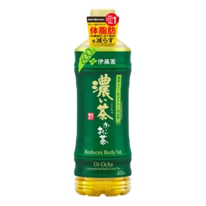 おーいお茶 濃い茶 600ml×24本 ケースの説明画像2