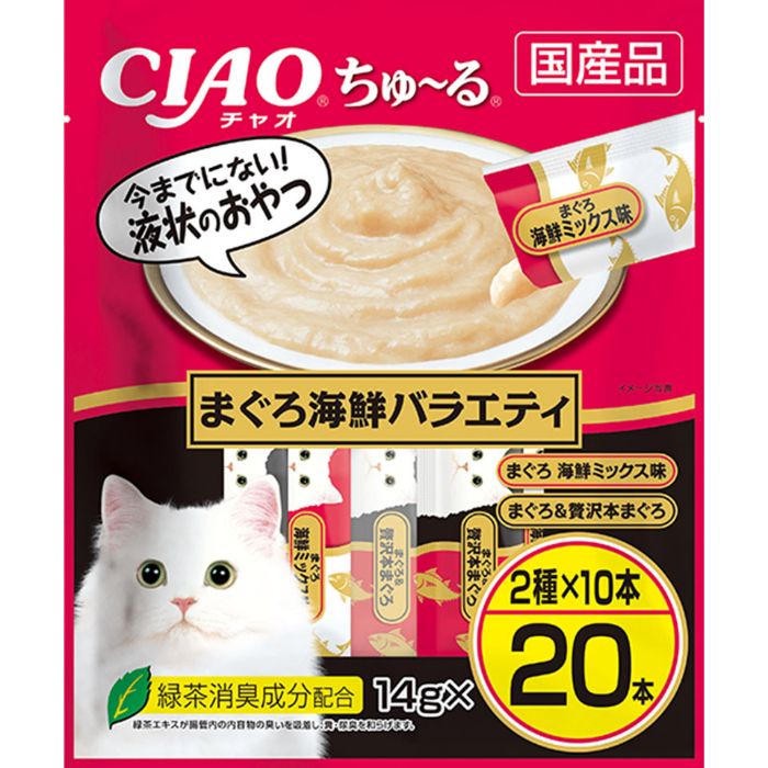 いなば CIAO ちゅーる まぐろ海鮮バラエティ 14g×20本