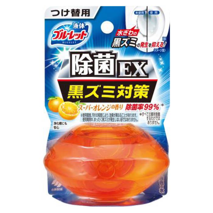 小林製薬 液体ブルーレット除菌EX 黒ズミ対策 つけ替用 スーパーオレンジの香り 70ml