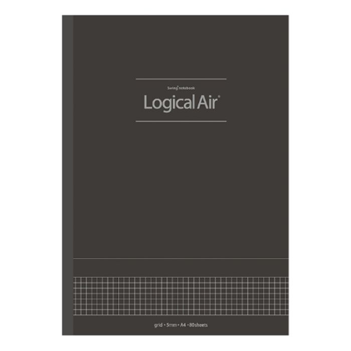 ナカバヤシ ロジカルエアーノートA4　方眼　80枚 ノ-A405SーD