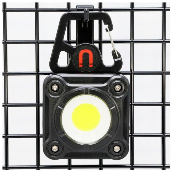 STAR LIGHT 高輝度カラビナ付COBライト SKWL1000CHBKの説明画像5