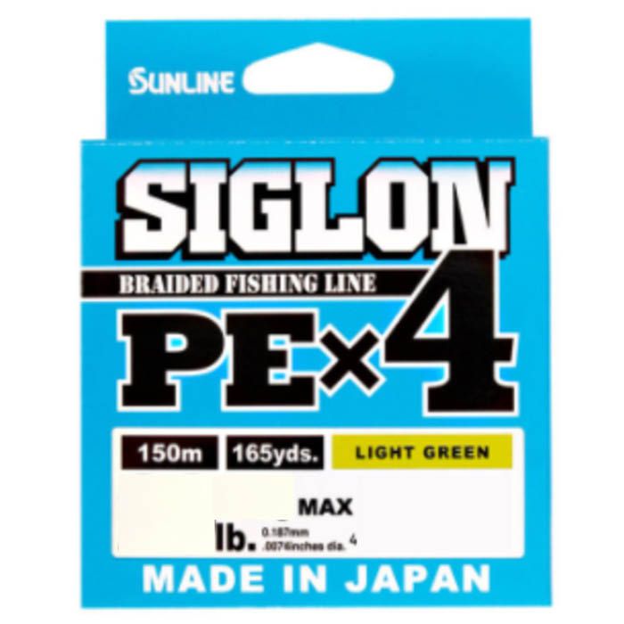 サンライン SIGLON　PE4　150M(LG) #0.6/10LB　J