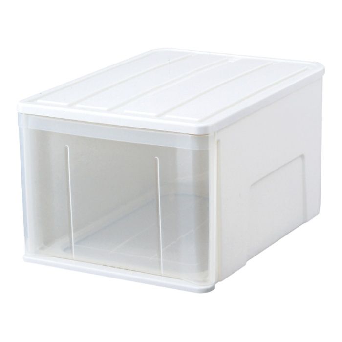 クローゼット引き出し収納ケース 55L　WH