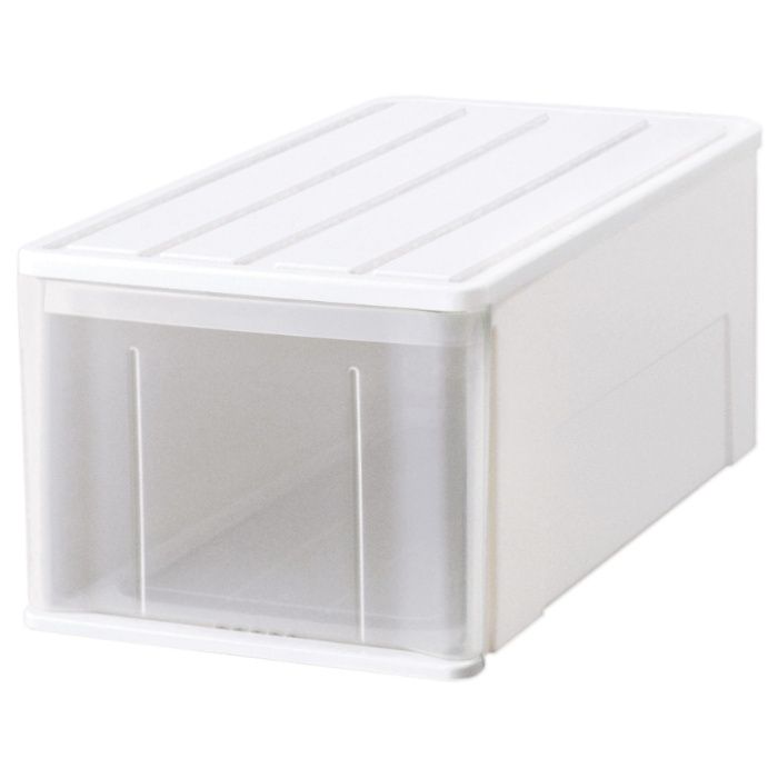 押入れ引き出し収納ケース 74L　WH