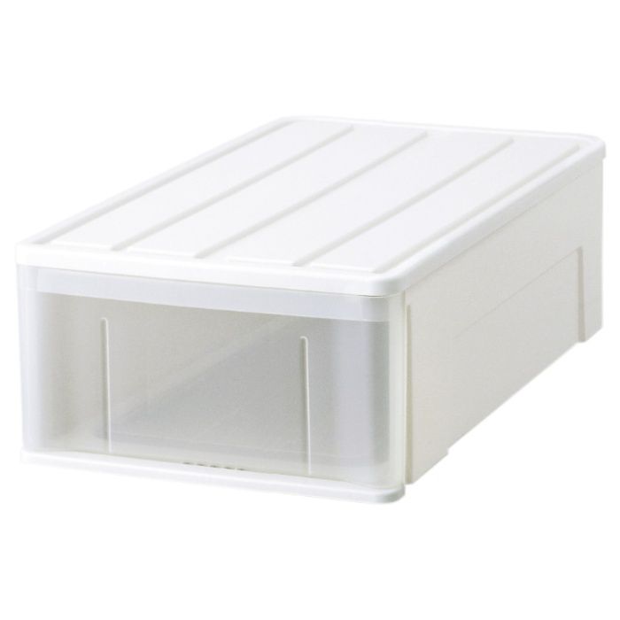 押入れ引き出し収納ケース ワイド74M　WH