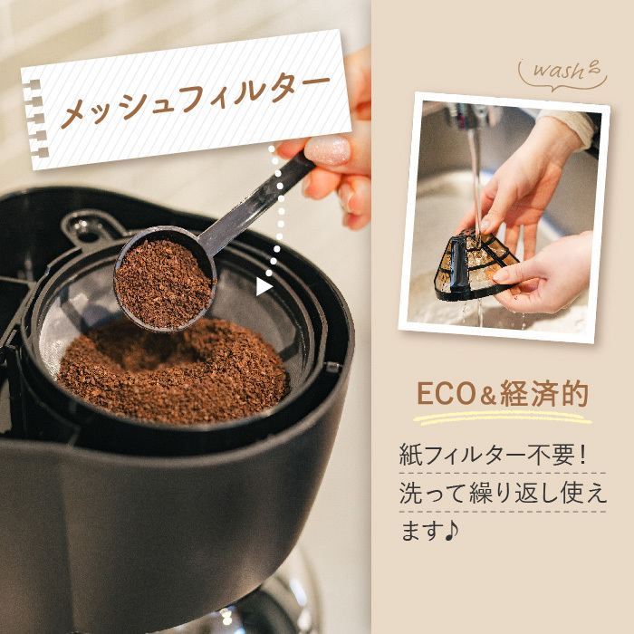 コーヒーメーカー CM-103Dの説明画像5