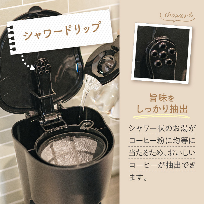コーヒーメーカー CM-103Dの説明画像6