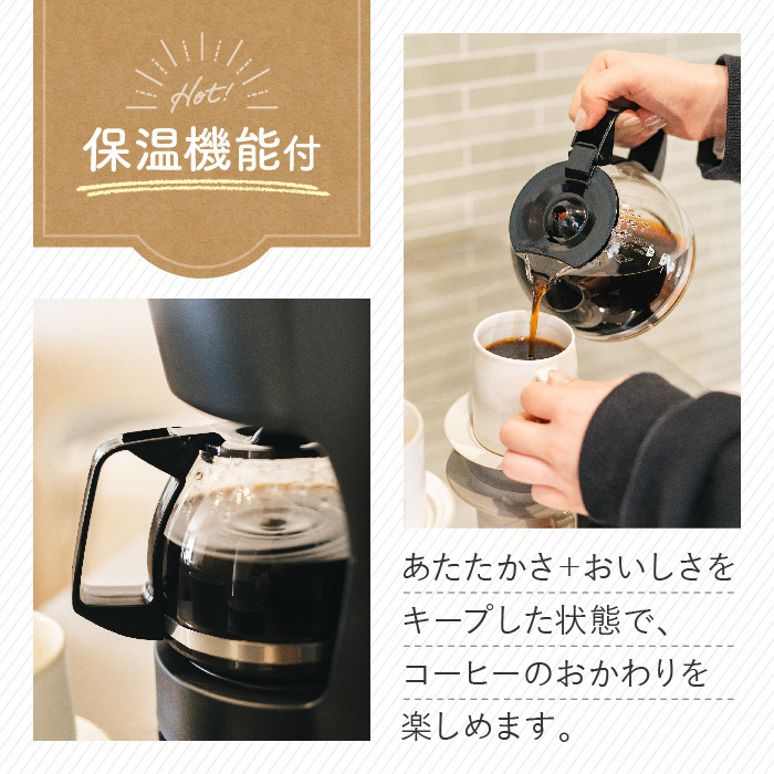 コーヒーメーカー CM-103Dの説明画像8