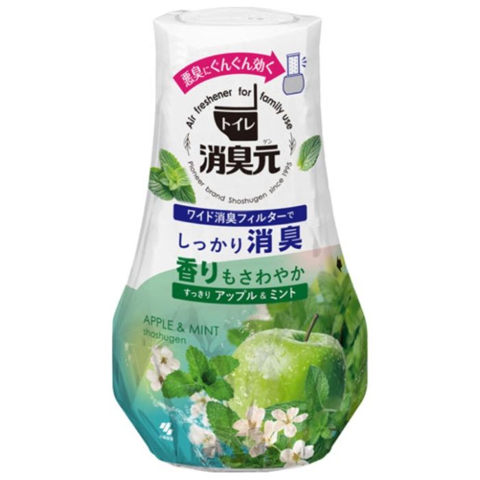 小林製薬 トイレの消臭元 すっきりアップル&ミント 400ml