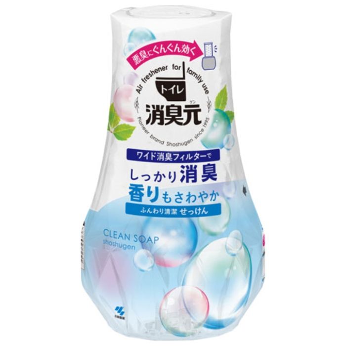 小林製薬 トイレの消臭元 ふんわり清潔せっけん 400ml