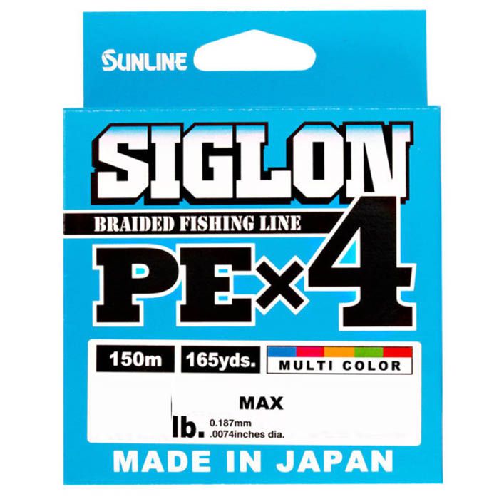 サンライン SIGLON　PE4　150M(5C) #0.8/12LB　J