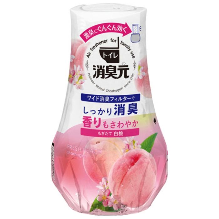 小林製薬 トイレの消臭元 もぎたて白桃 400ml