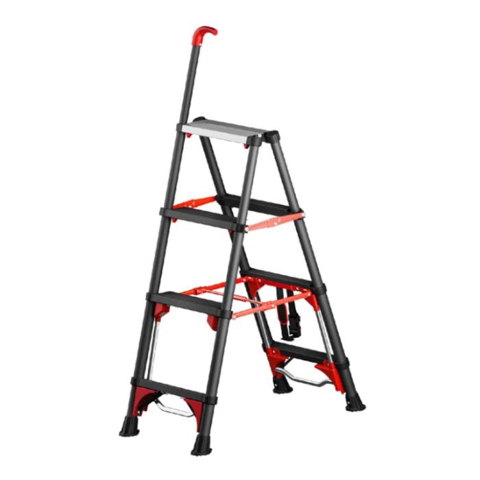 アルミス コンパクト伸縮専用脚立4段 ALT-SSK04の説明画像2