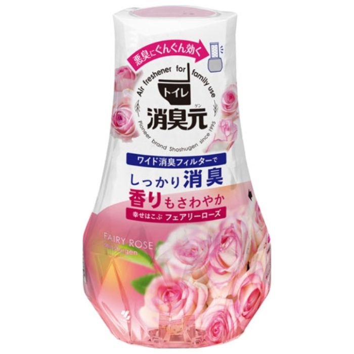 小林製薬 トイレの消臭元 幸せはこぶフェアリーローズ 400ml