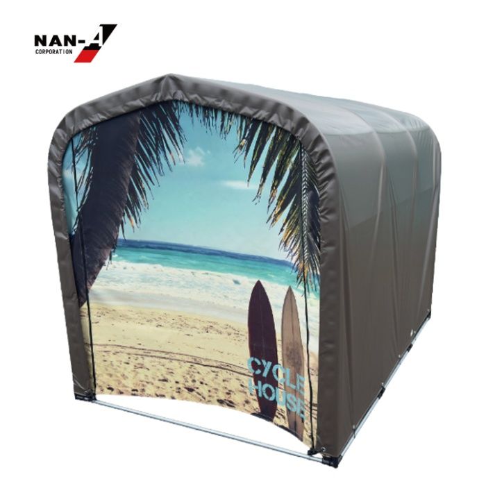 南榮工業 サイクルハウス 3台用SB　前幕ビーチ