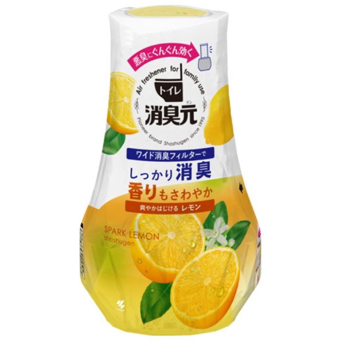 小林製薬 トイレの消臭元 爽やかはじけるレモン 400ml