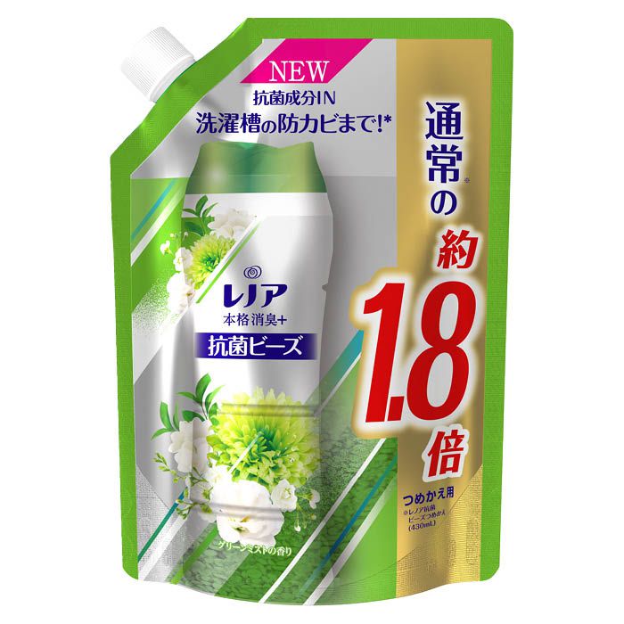 PG レノア本格消臭抗菌ビーズ グリーンミスト 詰替特大760ML