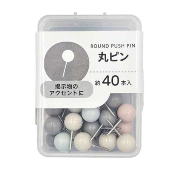 日本パール加工 丸ピン 約40個入 001-CR-3758
