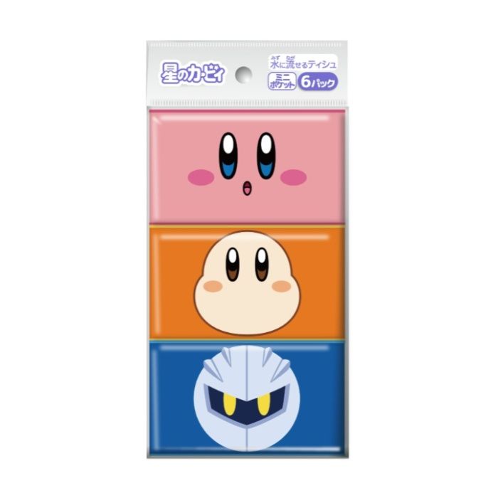 ダイレイ ミニポケットティシュ　星のカービー 6個パック