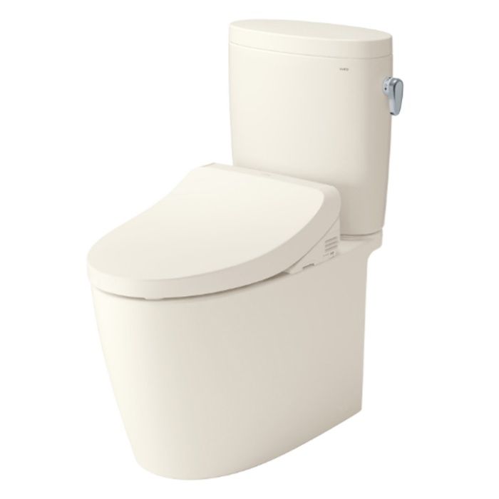 TOTO EX新設手洗無・ウォシュレットKM11オートセット　パステルアイボリー CS410B/SH410BA/KM11AK/SC1