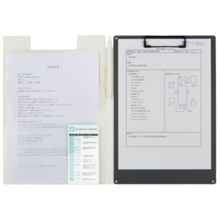 コクヨ 書類すっきりクリップホルダー　プレーンホワイト ヨハ-MC50Wの説明画像2