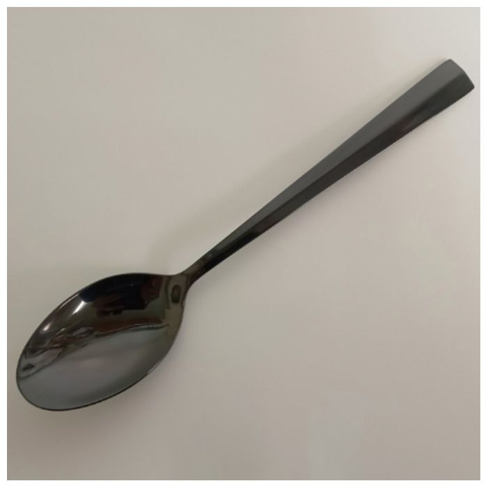 ブラックメッキスプーンL ステンレス製