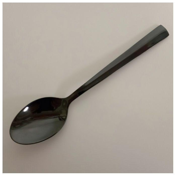 ブラックメッキスプーンM ステンレス製