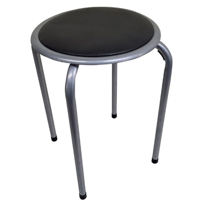 丸型パイプイス ホッカーBK