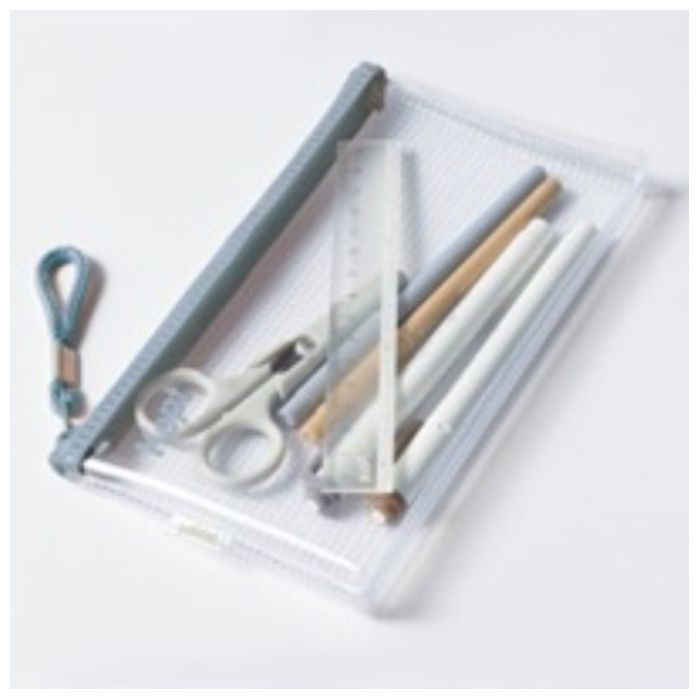 レイメイ藤井 keptクリアペンケースブルーグレー KPF6036Aの説明画像2