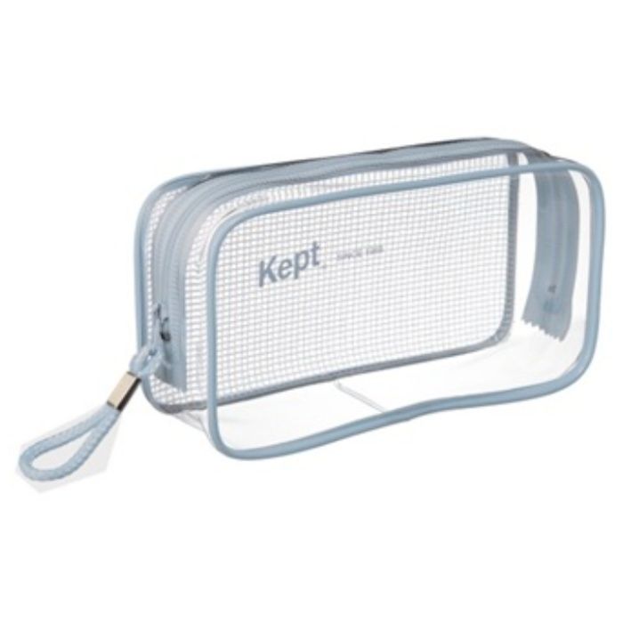 レイメイ藤井 keptクリアペンポーチブルーグレー KPF9026A