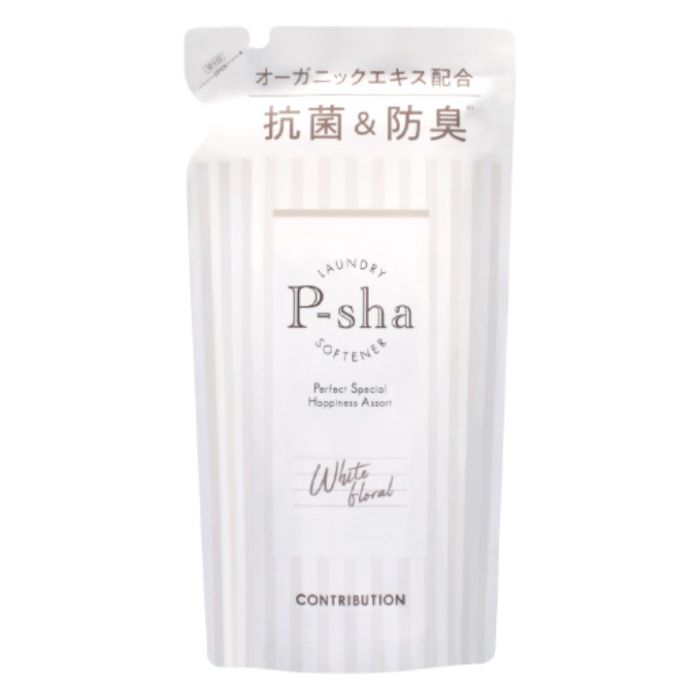 CONTRIBUTION パーシャ柔軟剤 ホワイトフローラル詰替480ml