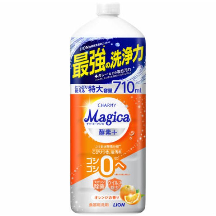 ライオン マジカ酵素プラス オレンジの香り 詰替 特大容量 710ml