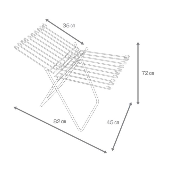 室内タオル干し 20枚掛け ホワイトの説明画像2