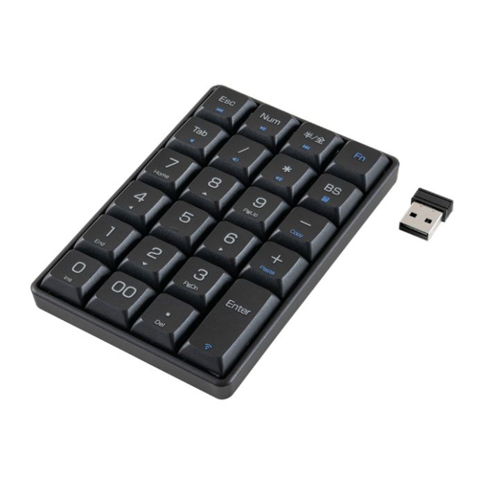 ナカバヤシ ワイヤレステンキー　ロング/ブラック TEN24G04BK