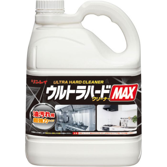 リンレイ ウルトラハードクリーナー MAX 油汚れ用 超強力タイプ 4L アルカリ性洗剤