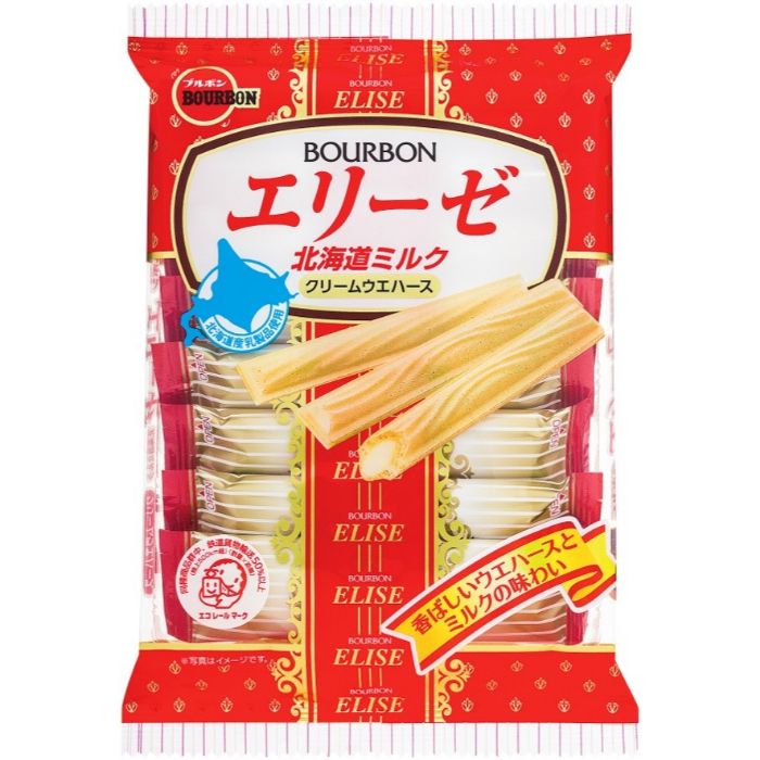 ブルボン エリーゼ北海道ミルク 16本