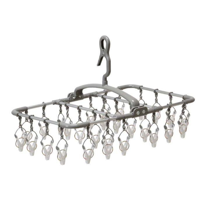 ナフコ アルミ 角ハンガー 28ピンチ KMT-009