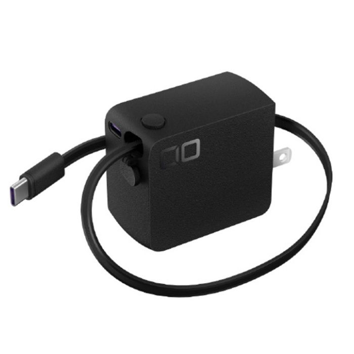 CIO　45W2Cコード付き充電器　BK CIO-G45W2C-CR-N2-BKの説明画像2