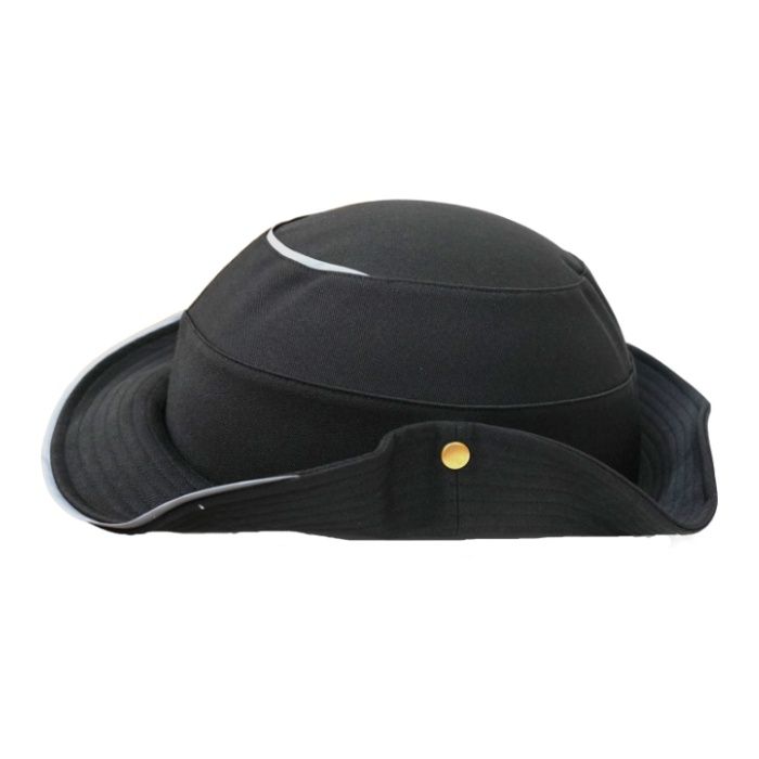 カジュアルヘルメットハット型 ブラックL Y-68HAT-BK