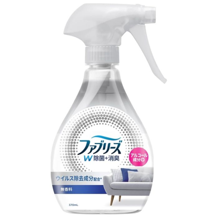 P&G ファブリーズW除菌 無香アルコール成分本体370ml