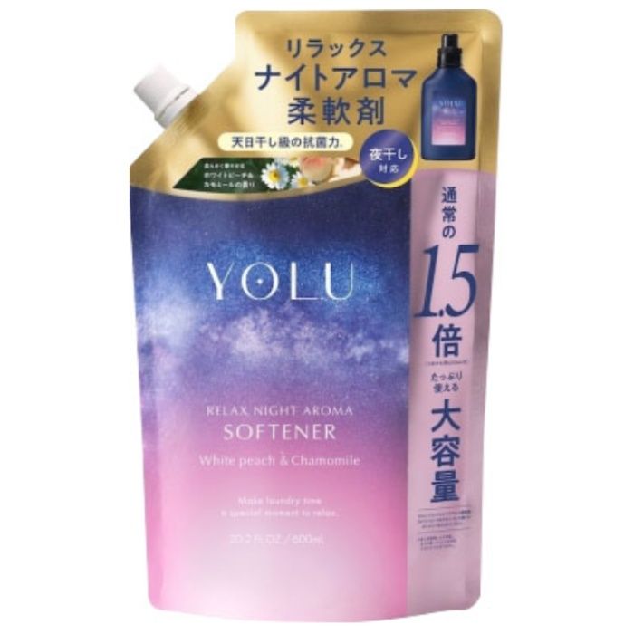 IーNE YOLUアロマ柔軟剤 ピーチ&カモミール詰替600ml