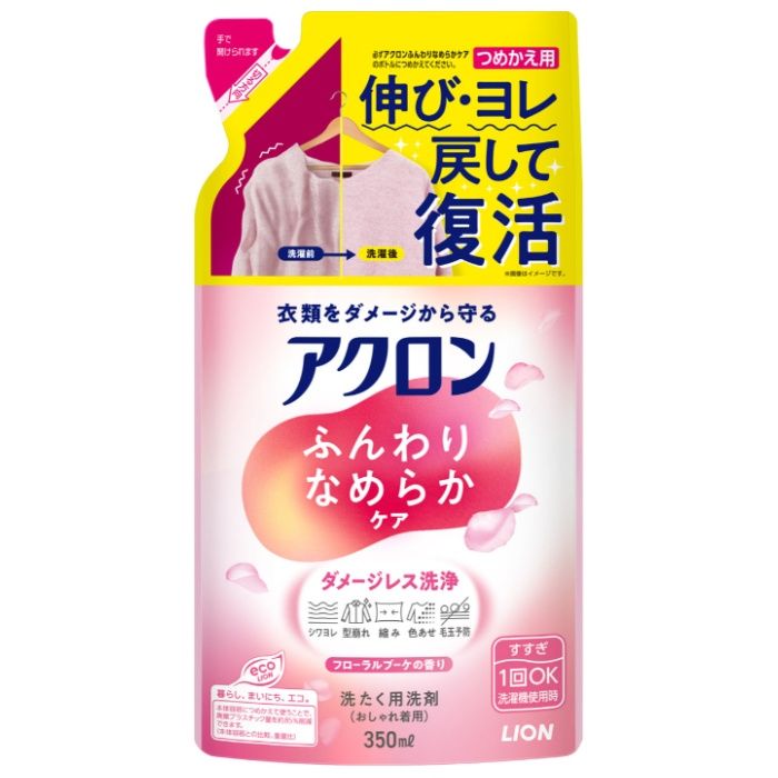 ライオン アクロン なめらかケア詰替350ml
